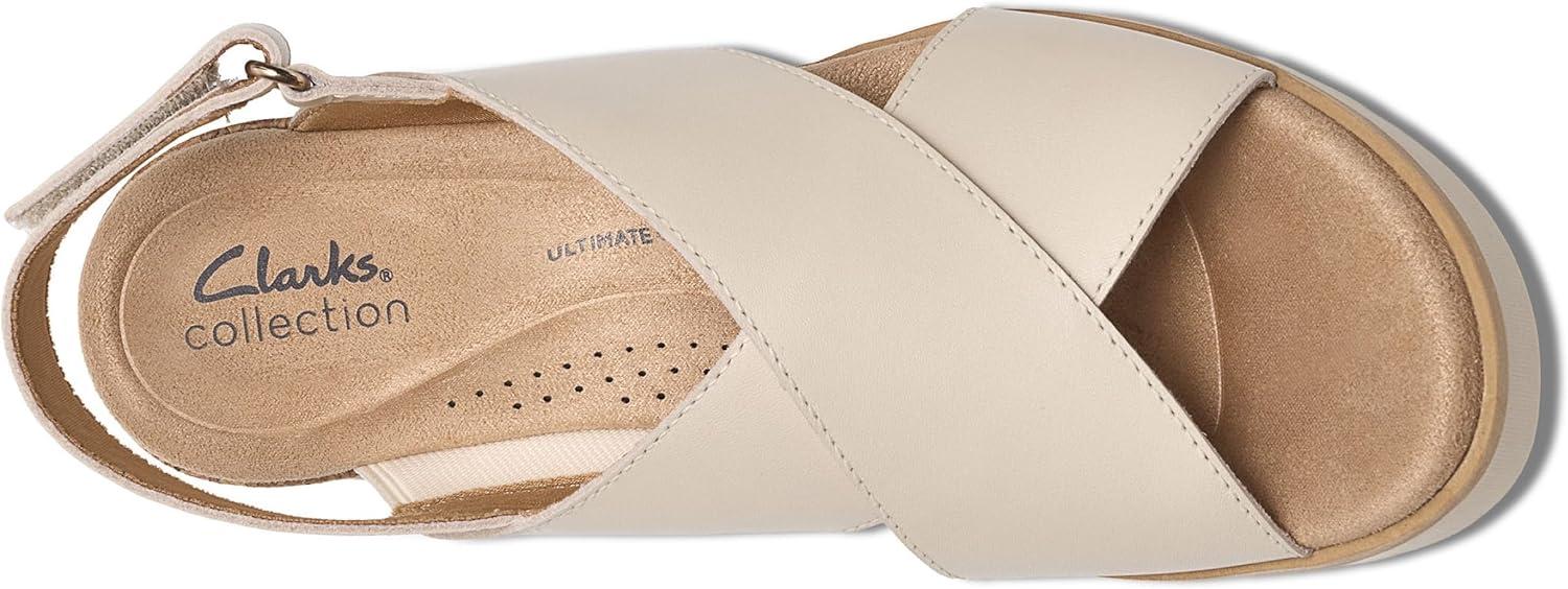 imageClarks womens Diaz CrossCream Leather