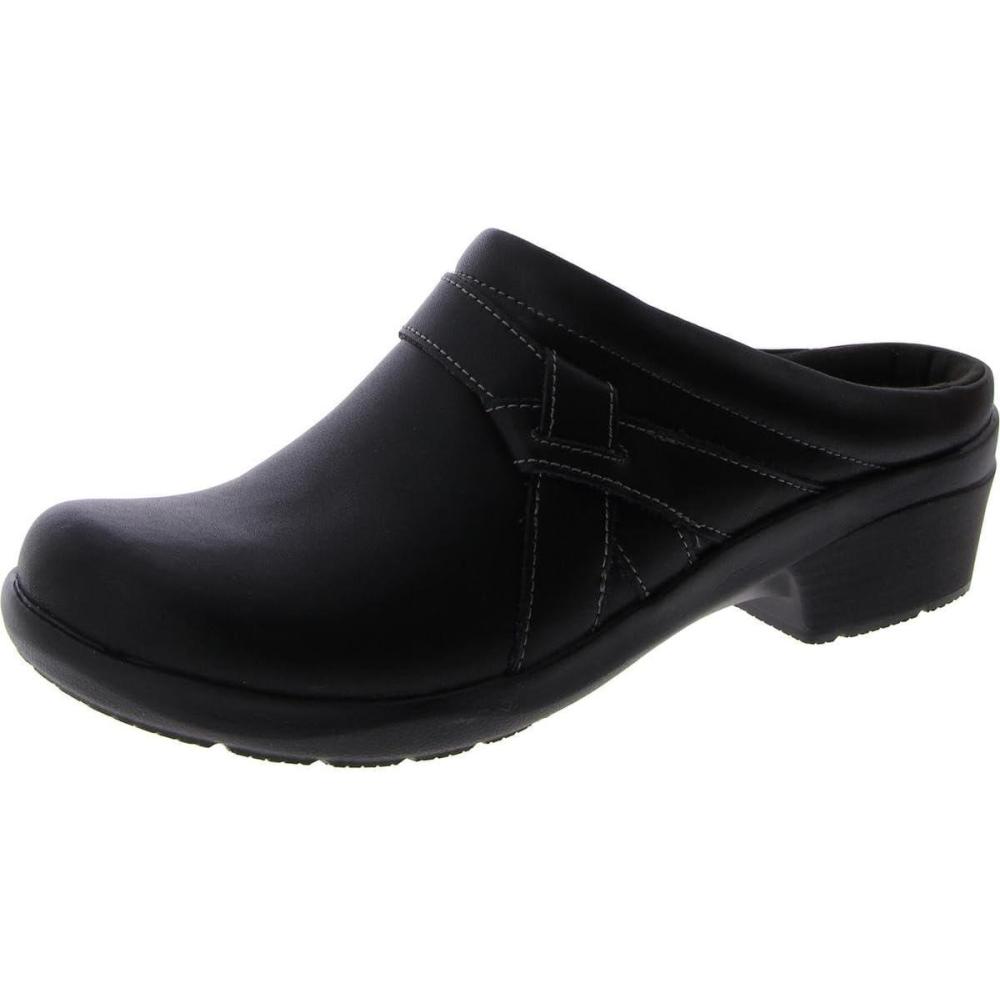 imageClarks Womens Angie Mist ClogsBlack Leather