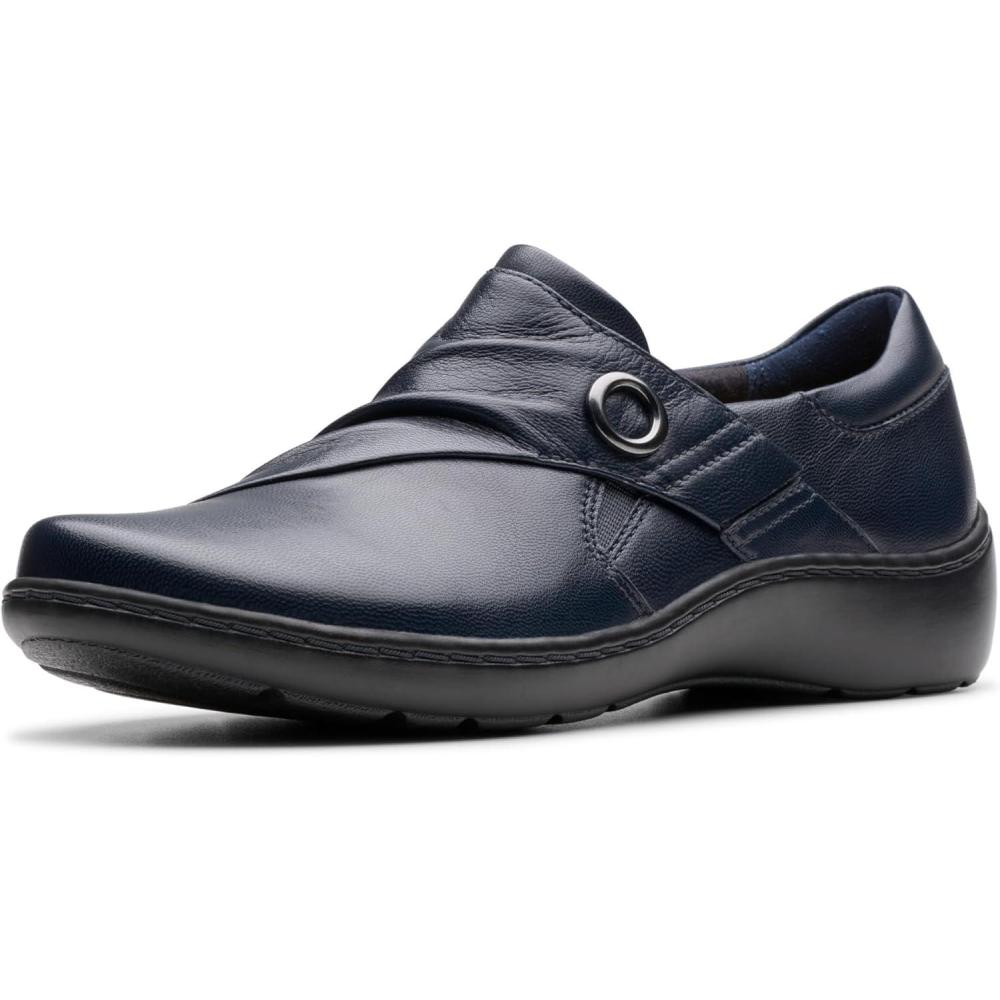 imageClarks Womens Cora AubrieNavy Leather