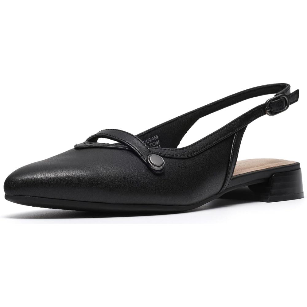 imageClarks Womens Natalyn Sling Ballet FlatBlack Leather
