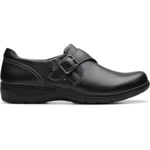 Clarks Womens Carleigh Jazz(Black Leather)