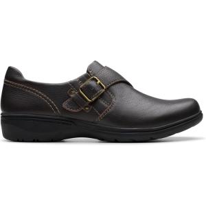 Clarks Womens Carleigh Jazz(Chocolate Leather)
