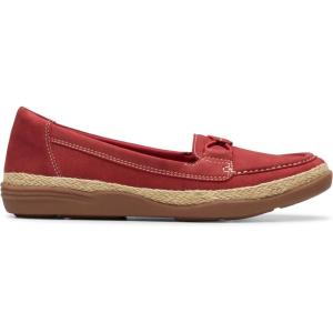 Clarks Women’s Elaina Milly(Red Nubuck)