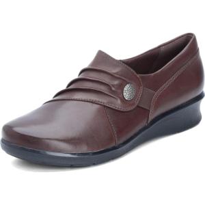 Clarks Women’s Hope Roxanne Loafer(Brown Leather)
