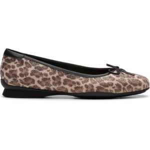 Clarks Women’s Jazmynn Bow(Leopard Print Textile)