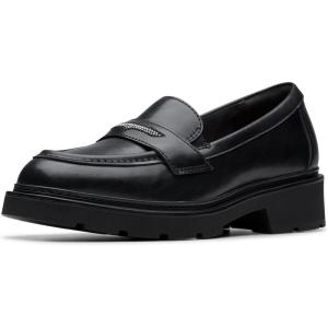 Clarks Womens Lauryl Step(Black Leather)