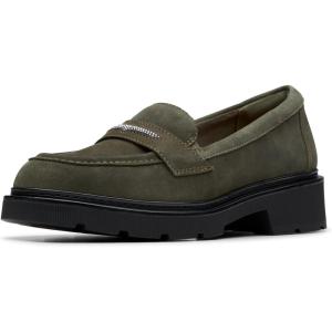 Clarks Womens Lauryl Step(Dark Olive)
