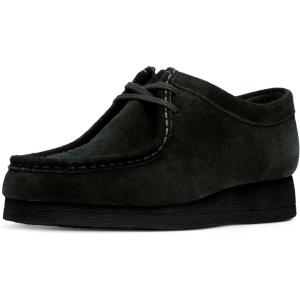 Clarks Women’s Padmora Oxford(Black/Black Suede)
