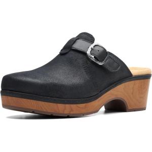 Clarks Womens Paizlee Nora(Black Suede)