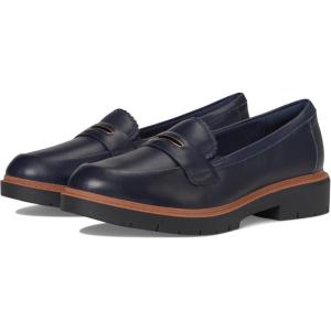 Clarks Women’s Westlynn Glow(Navy Leather)