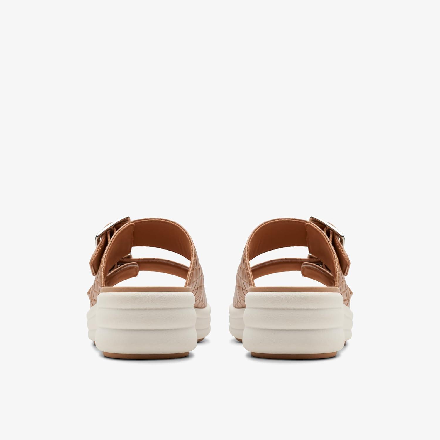 imageClarks Womens Drift BuckleWarm Beige Synthetic