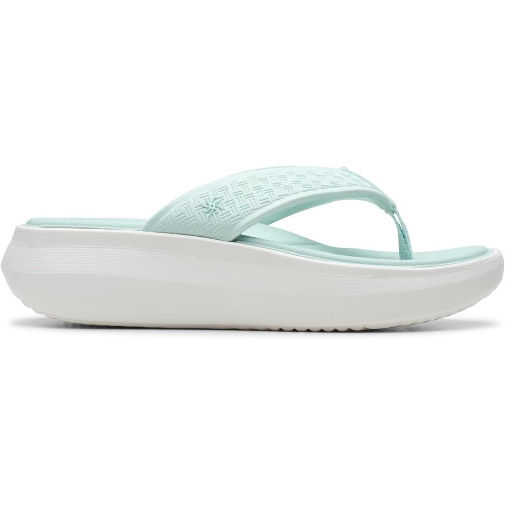 imageClarks Womens Athleisure FlipFlopSeafoam Green Synthetic
