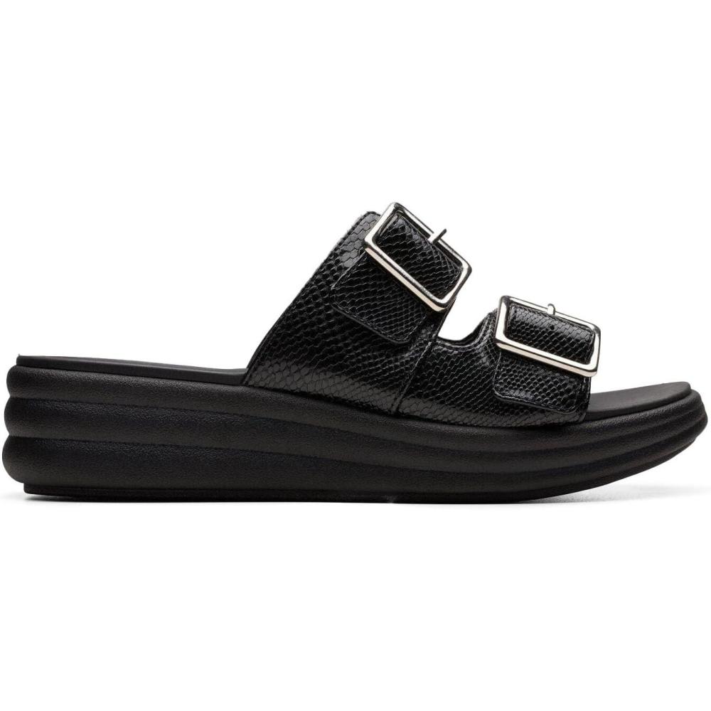 imageClarks Womens Drift BuckleBlack Snake