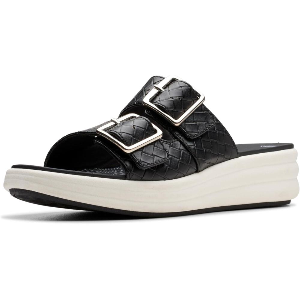 imageClarks Womens Drift BuckleBlack Woven