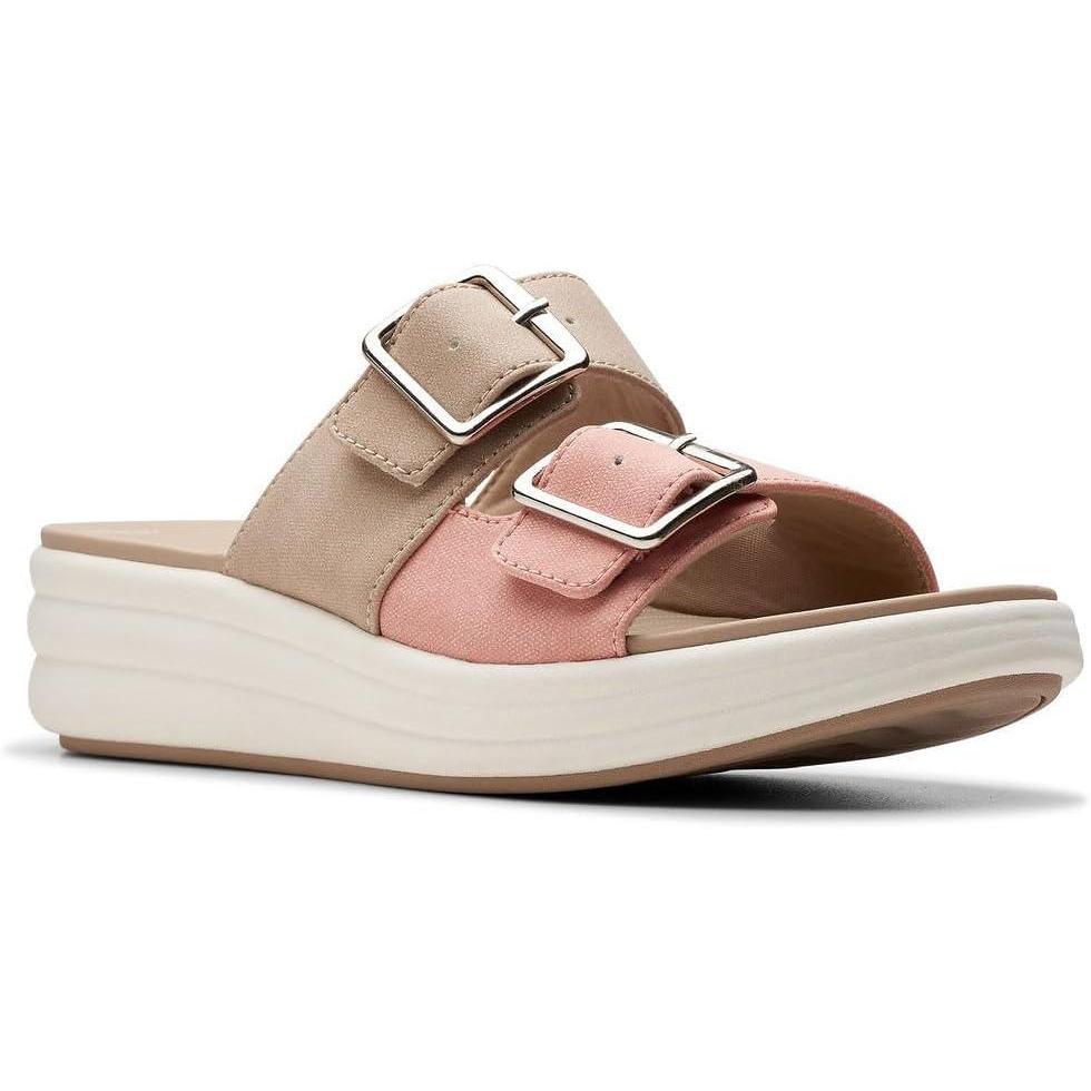 imageClarks Womens Drift BucklePeach Combi