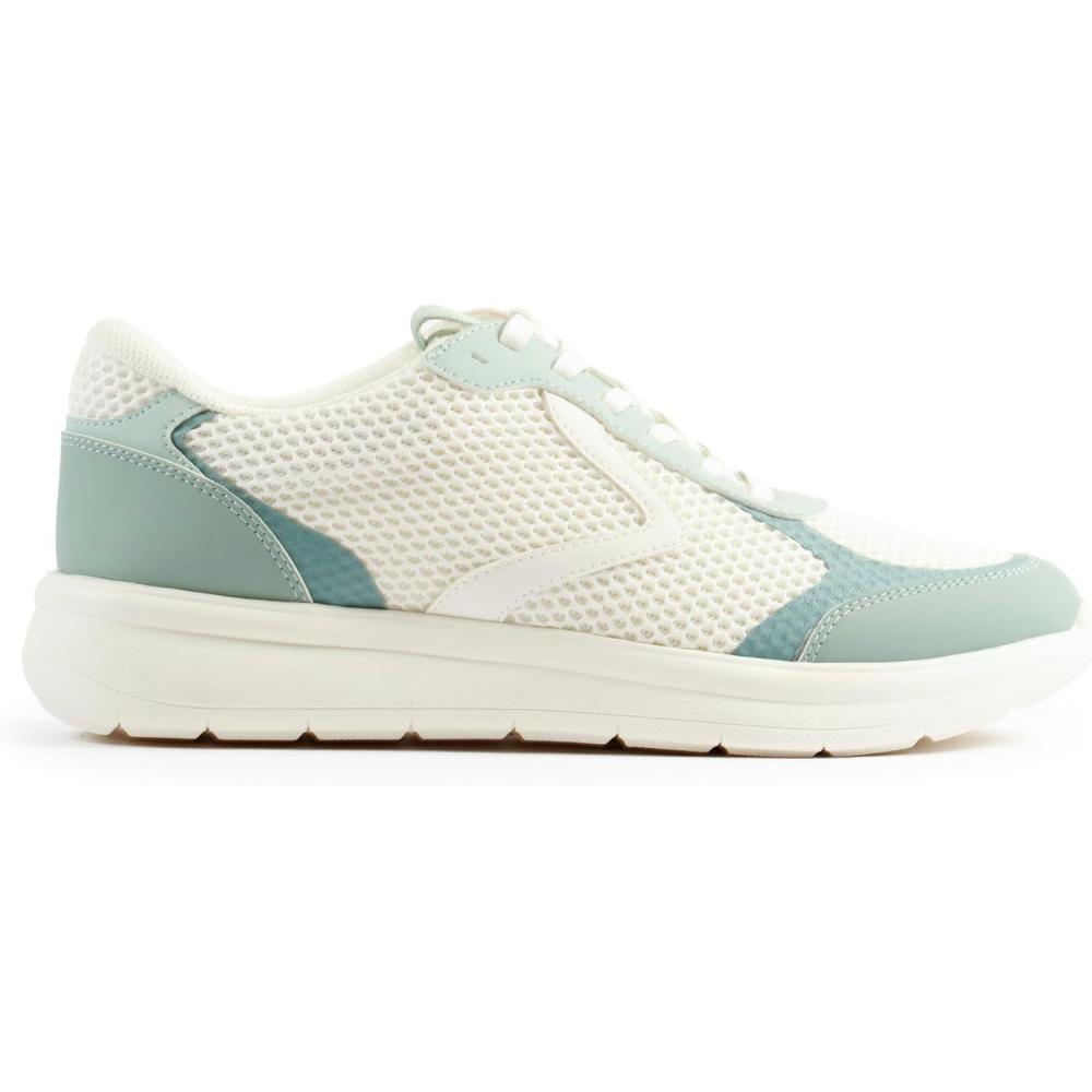 imageClarks Womens Ezrinn TieGreen Combi Textile