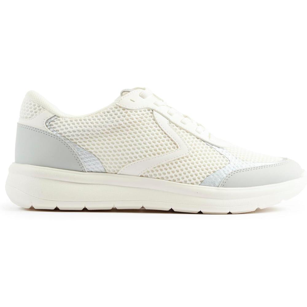 imageClarks Womens Ezrinn TieWhiteGrey Textile
