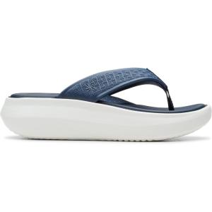 Clarks Women’s Athleisure Flip-Flop(Navy Synthetic)