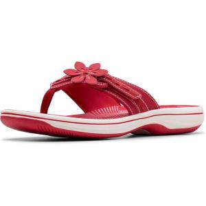 Clarks womens Breeze Opal(Cherry)