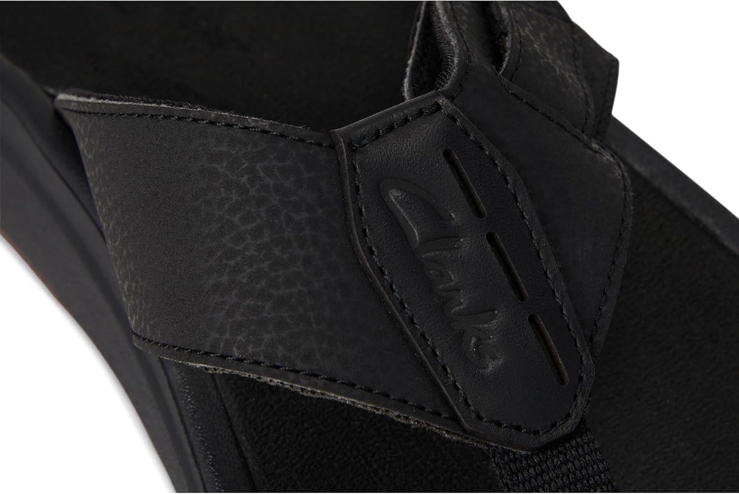 imageClarks Mens Breeze Cloudsteppers FlipFlopBlack Synthetic