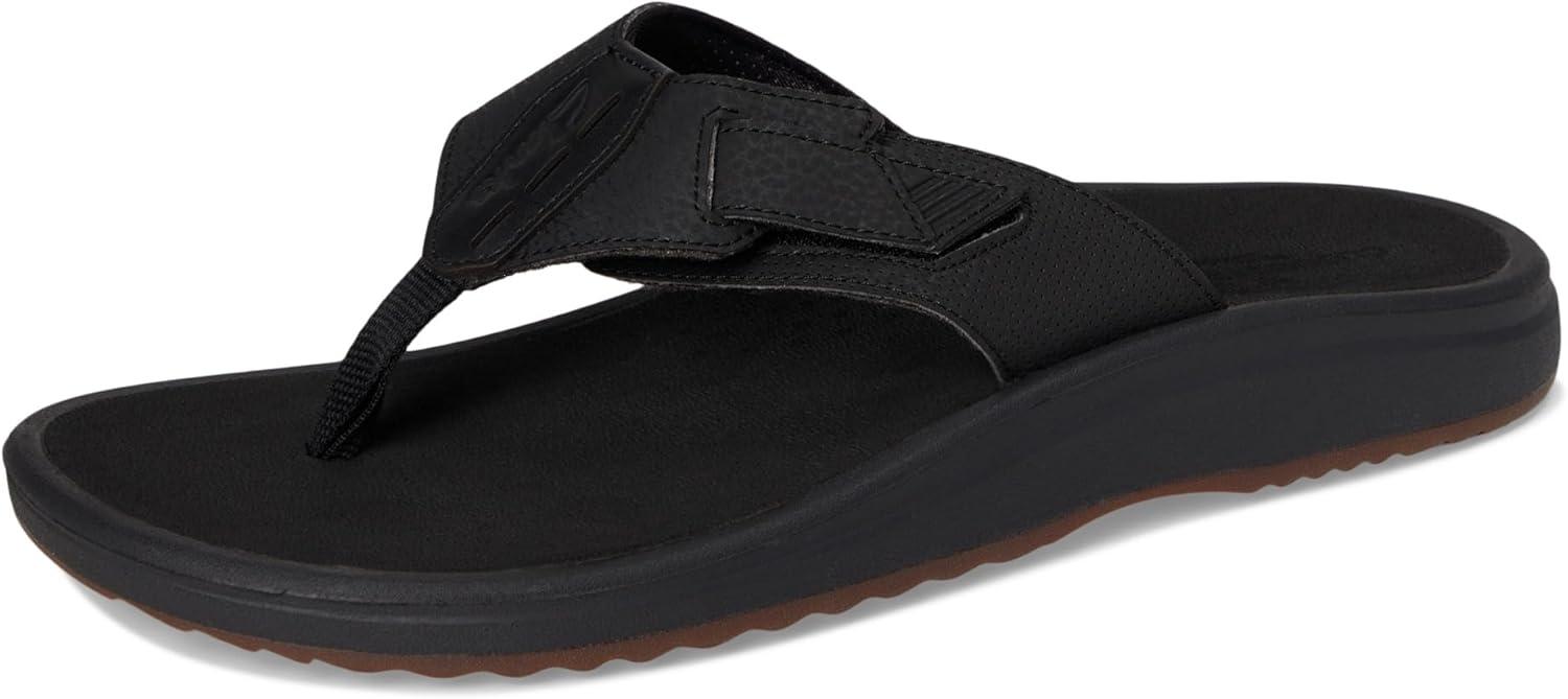 imageClarks Mens Breeze Cloudsteppers FlipFlopBlack Synthetic