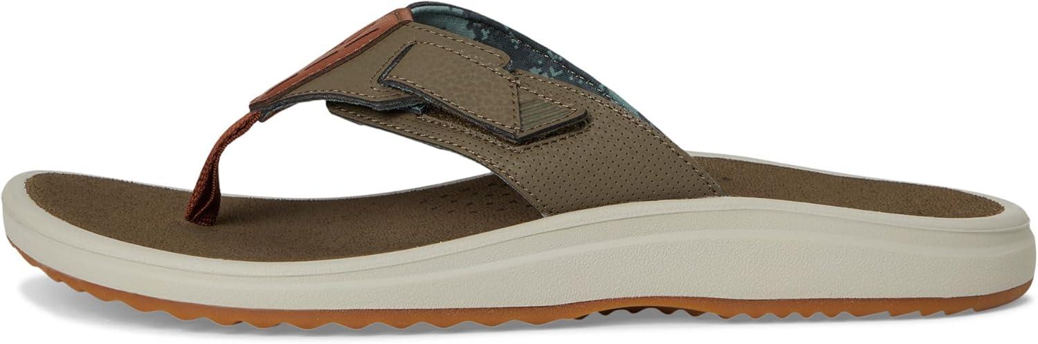 imageClarks Mens Breeze Cloudsteppers FlipFlopGreen Combi Synthetic
