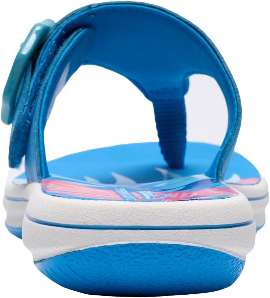 imageClarks Womens Breeze Cove Cloudsteppers FlipFlopBright Blue Synthetic