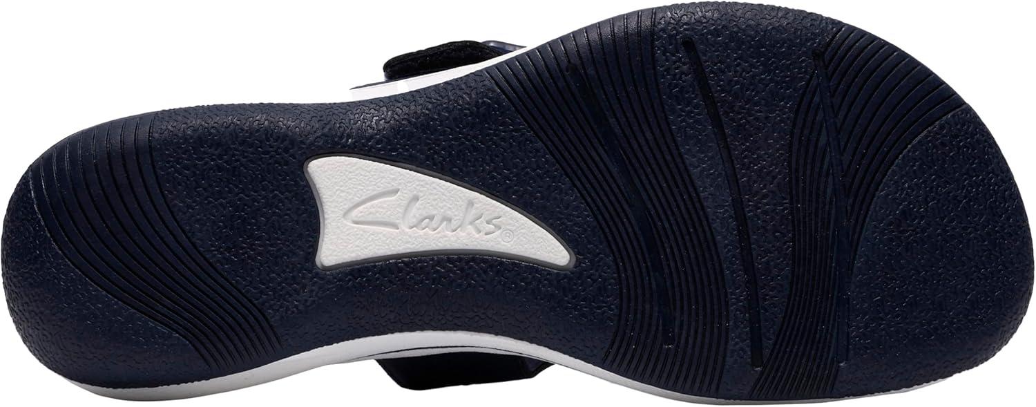 imageClarks Womens Breeze Cove Cloudsteppers FlipFlopNavy Synthetic