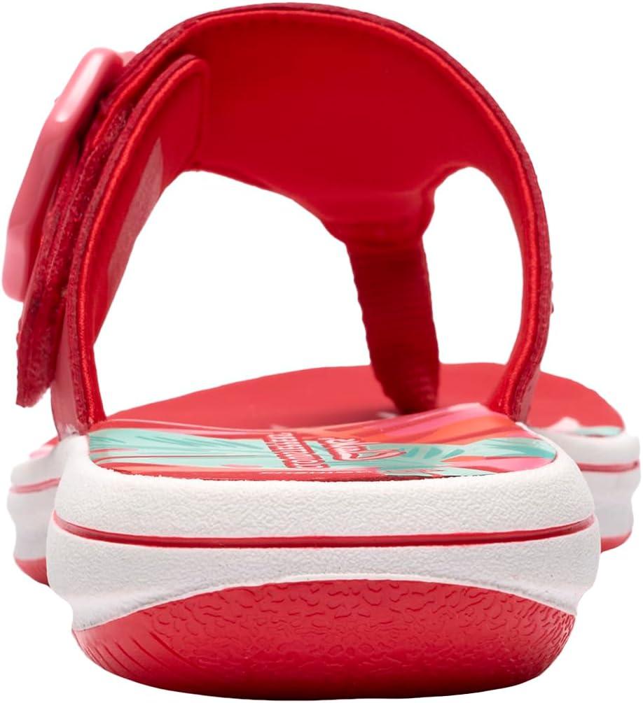 imageClarks Womens Breeze Cove Cloudsteppers FlipFlopPoppy Red