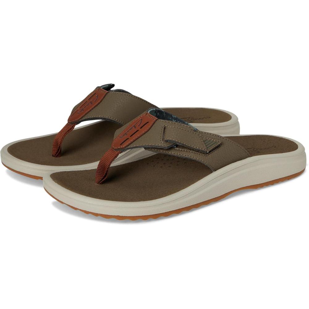 imageClarks Mens Breeze Cloudsteppers FlipFlopGreen Combi Synthetic