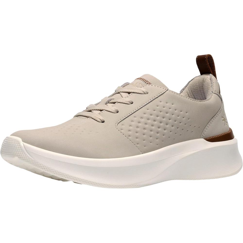 imageClarks Mens Solevana Style CloudSteppers SneakerOff White Nubuck
