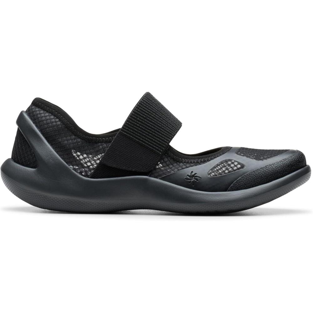 imageClarks Womens Solevana StrapBlack Textile