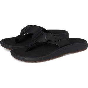 Clarks Men’s Breeze Cloudsteppers Flip-Flop(Black Synthetic)