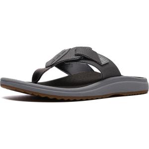 Clarks Men’s Breeze Cloudsteppers Flip-Flop(Grey Suede)