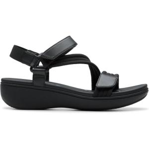 Clarks Women’s Breezerae Sun(Black Textile)