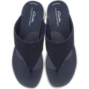 Clarks Women’s Drift Jaunt Wedge Sandal(Navy)
