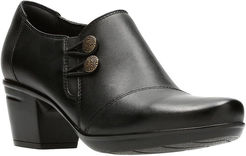 imageClarks Womens Emslie Warren Zipper Ankle BootBlack