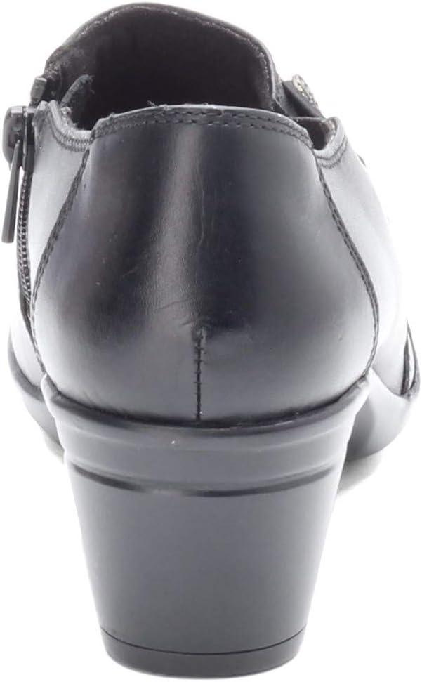 imageClarks Womens Emslie Warren Zipper Ankle BootBlack Leather