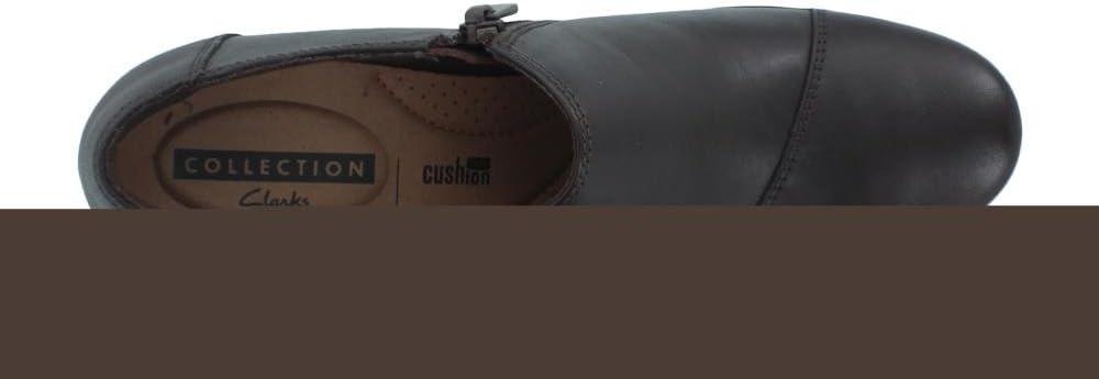 imageClarks Womens Emslie Warren Zipper Ankle BootDark Brown