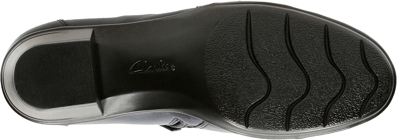 imageClarks Womens Emslie Warren Zipper Ankle BootNavy Leather