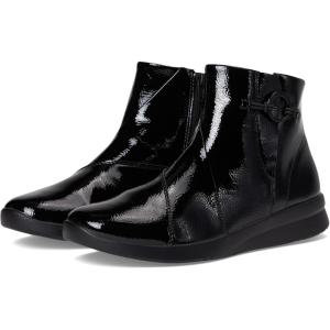 Clarks Women’s Ellowyn Deva(Black Crinkle Patent)