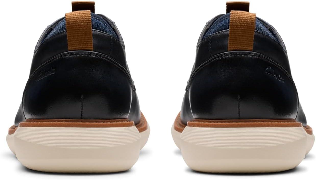 imageClarks Mens Brantin Plain OxfordNavy Leather