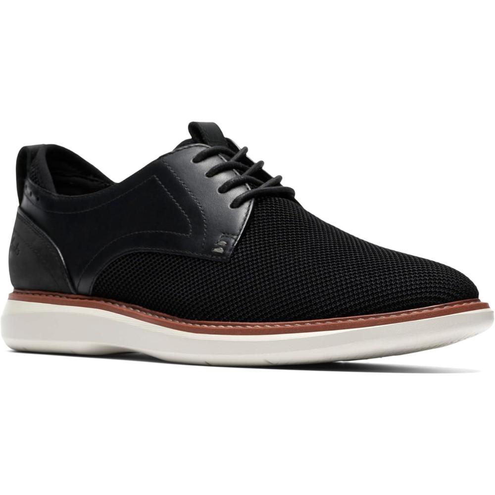 imageClarks Mens Brantin Plain OxfordBlack Knit