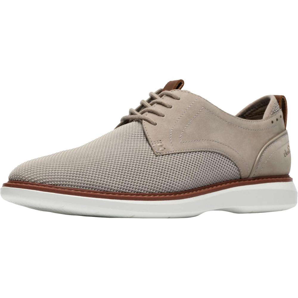 imageClarks Mens Brantin Plain OxfordGrey Knit
