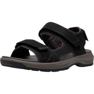 Clarks mens Guideview Trek(Black Leather)