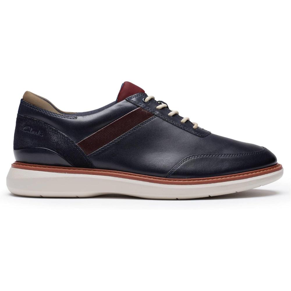 imageClarks Mens Brantin StyleNavy Leather