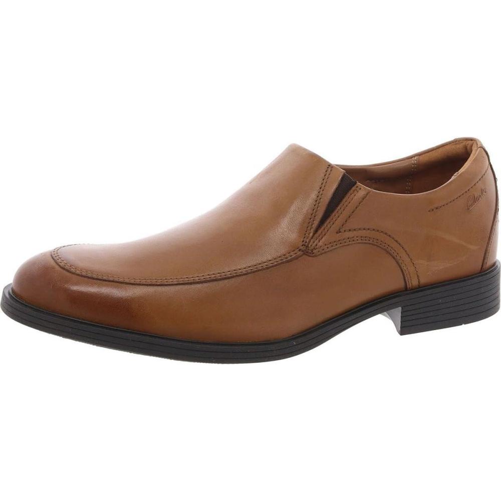 imageClarks Mens Whiddon Step LoaferDark Tan Lea