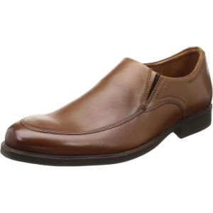 Clarks Men’s, Whiddon Step Loafer(Dark Brown Leather)