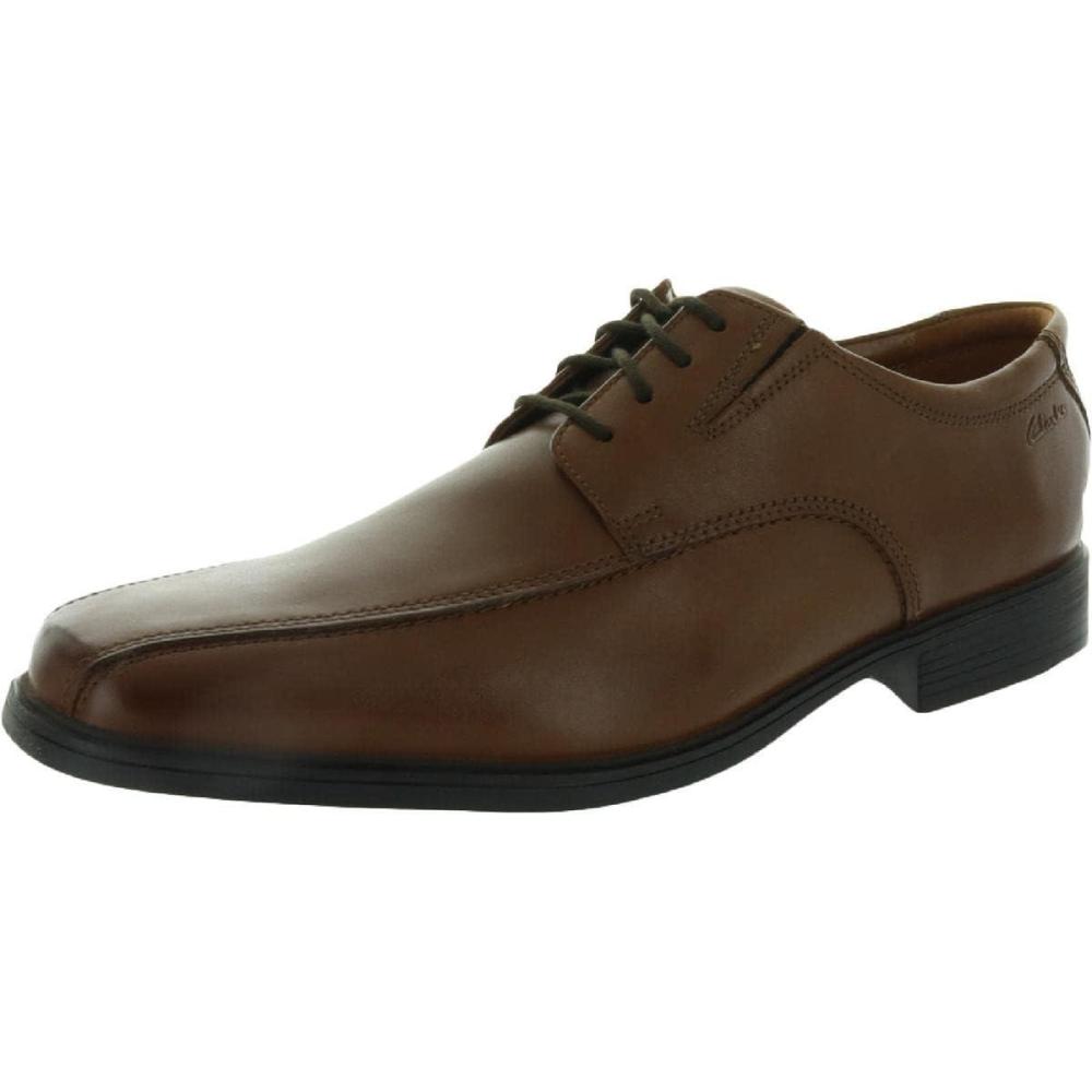 imageClarks Mens Derby LaceupDark Tan Leather