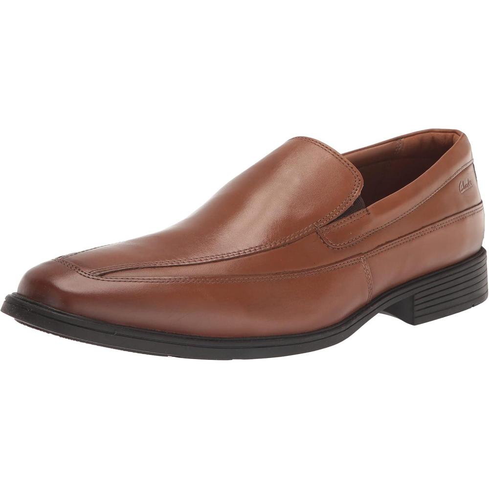 imageClarks Mens Tilden Free LoaferDark Tan Lea